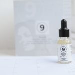 A photograph of 9 skincare serum by Dr Katerina Steventon